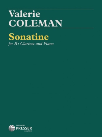 Valerie Coleman Sonatine Klarinette und Klavier Klavierauszug mit Solostimme