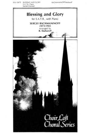 Sergei Rachmaninoff Blessing and Glory Chor und Keyboard Chorpartitur