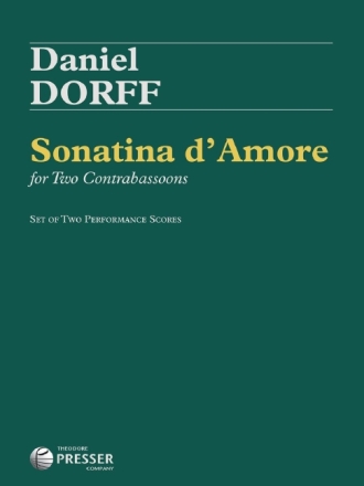 Daniel Dorff Sonatina d'Amore 2 Kontrafagotte Auffhrungsmaterial