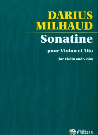 Sonatine  pour violon et alto