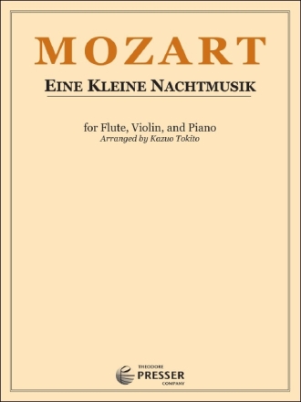 Wolfgang Mozart Eine Kleine Nachtmusik Flte, Violine und Klavier Partitur und Stimmen