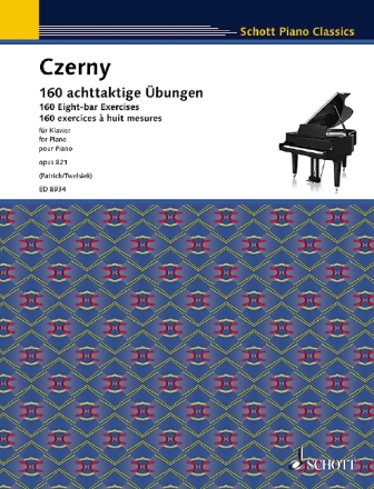 160 achttaktige �bungen op.821 f�r Klavier