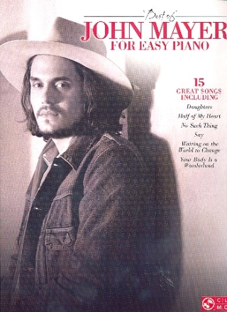 Best of John Mayer: for easy piano (vocal/guitar)