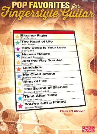 Pop Favorites for Fingerstyle Guitar: for guitar/tab (wth text)