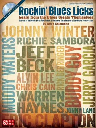 Rockin' Blues Licks Gitarre Buch + CD
