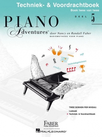 Piano Adventures Techniek- & Voordrachtboek Deel 5 for piano Text nl