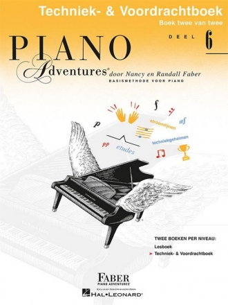 Piano Adventures Techniek- & Voordrachtboek Deel 6 Klavier Buch