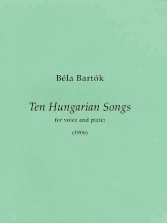 Bla Bartk, 10 Hungarian Songs Vocal Buch