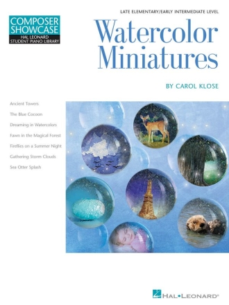 Carol Klose, Watercolor Miniatures Klavier Buch