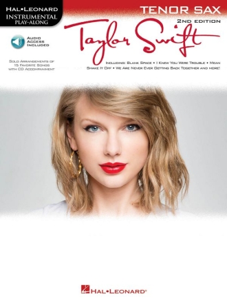 Taylor Swift (+Online Audio) for tenor saxophone 2nd Edition