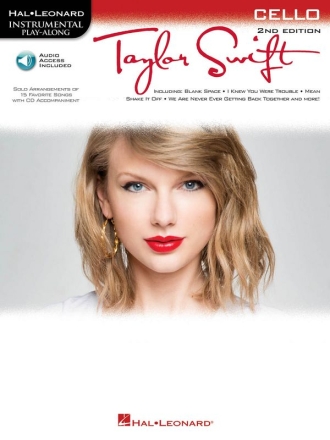 Taylor Swift (+Online Audio) for cello Songbook