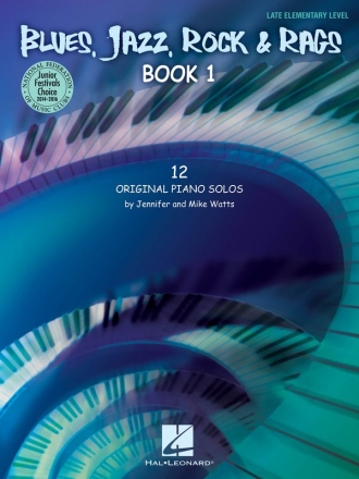 Jennifer Watts_Mike Watts, Blues, Jazz, Rock & Rags Book 1 Keyboard or Piano Buch