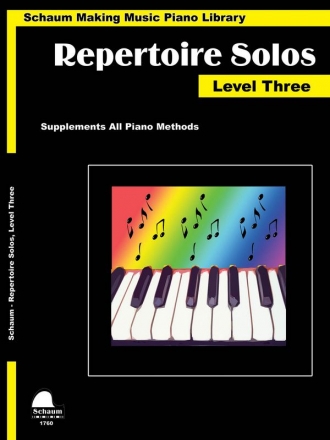 Wesley Schaum, Repertoire Solos Level 3 Klavier Buch