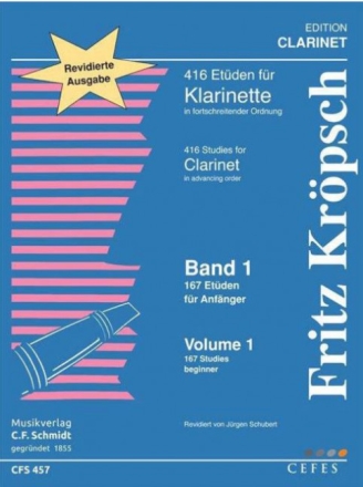 167 Et�den f�r Klarinette Neuausgabe 2015