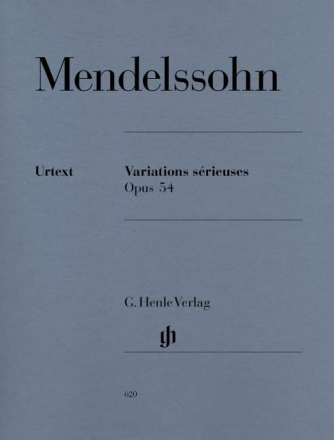 17 Variations s�rieuses op.54 f�r Klavier