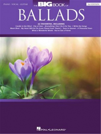 The Big Book of Ballads - 3rd Edition for piano/vocal/guitar Songbook