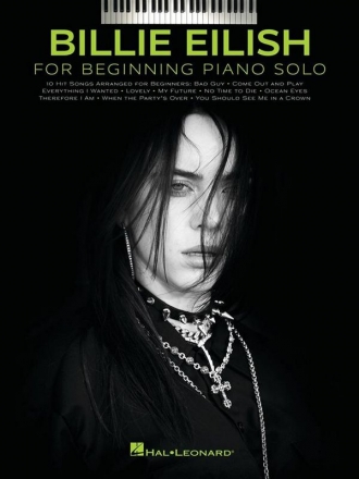 Billie Eilish - For Beginning Piano Solo for easy piano (+lyrics)