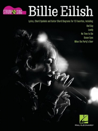 Billie Eilish - Strum & Sing Guitar Guitar Book