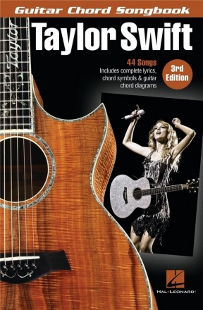 Taylor Swift - Guitar Chord Songbook - 3rd Edition for vocal/guitar with lyrics and chords