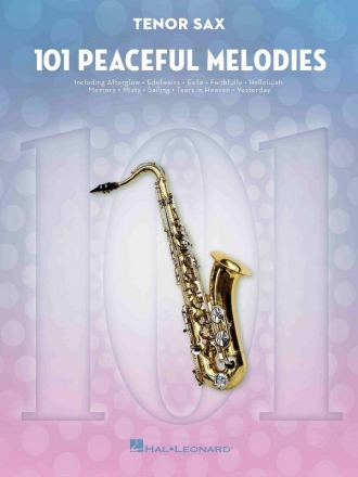 101 Peaceful Melodies fr Tenorsaxophon