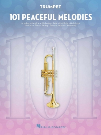 101 Peaceful Melodies Trompete Buch