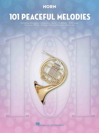 101 Peaceful Melodies French Horn Buch