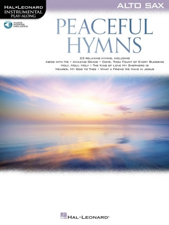 Peaceful Hymns for Alto Sax Alto Saxophone Book & Audio-Online