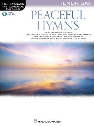 Peaceful Hymns for Tenor Sax Tenor Saxophone Book & Audio-Online