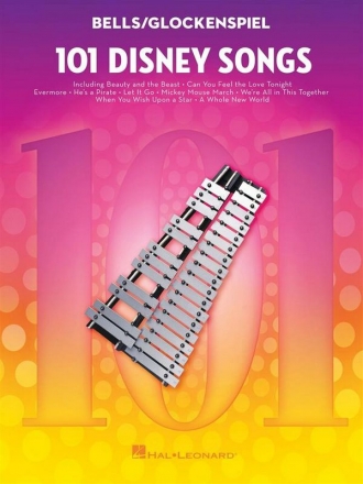 101 Disney Songs Bells or Chimes Book
