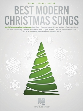 Best Modern Christmas Songs songbook piano/vocal/guitar