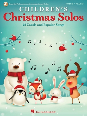 Children's Christmas Solos Vocal and Piano Buch + Online-Audio