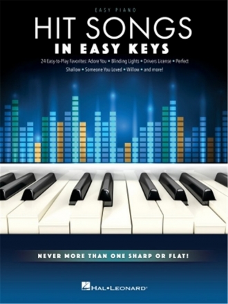 Hit Songs - In Easy Keys for easy piano