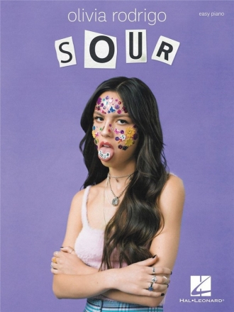 Olivia Rodrigo - Sour for easy piano (with lyrics and chords) Songbook