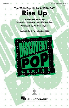 Cassandra Batie, Rise Up 3-Part Mixed Choir Choral Score