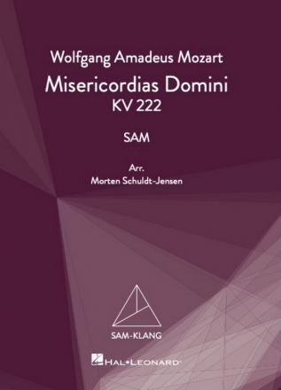 Misericordias Domini KV 222 for mixed choir (SAM) and piano vocal score