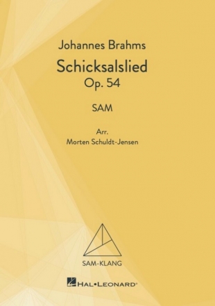 Schicksalslied op.54 for mixed choir (SAM) and piano vocal score