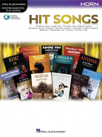 Hit Songs Horn Book & Audio-Online