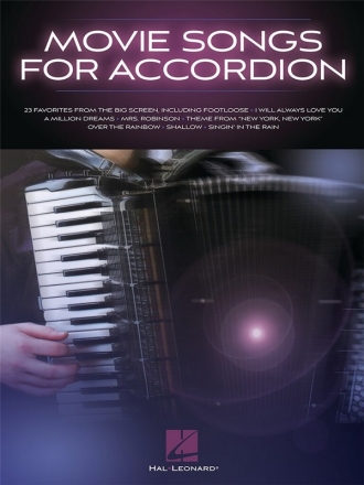 Movie Songs  for accordion