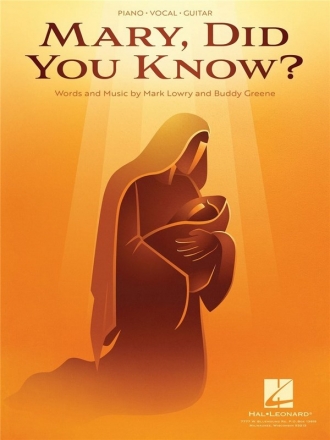 Mary, Did You Know? for piano, vocal and guitar