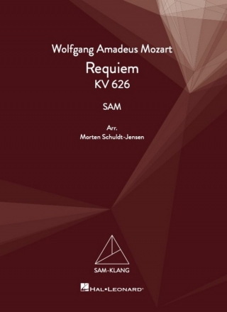 Requiem KV626 for mixed choir (SAM) and Piano score