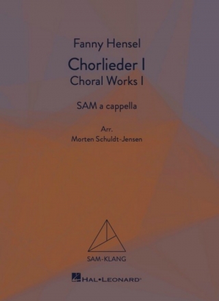 Chorlieder I/Choral Works Vol. 1 for mixed choir (SAM) a cappella choral score