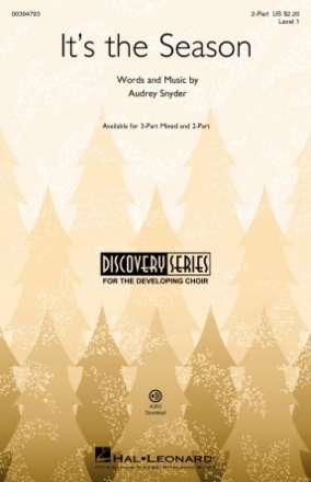 Audrey Snyder, It's the Season for 2-Part Choir Choral Score