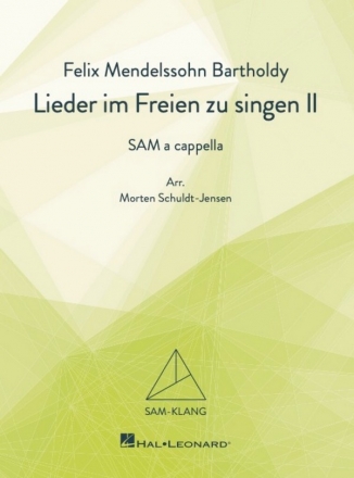 Lieder im Freien zu singen Vol. 2 for mixed choir (SAM) a cappella choral score