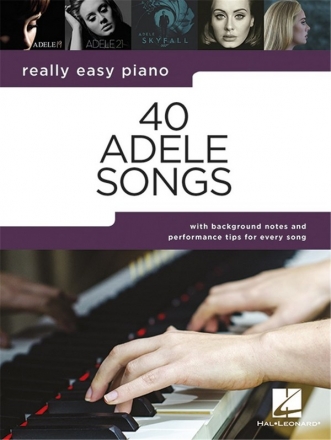 40 Adele Songs for easy piano