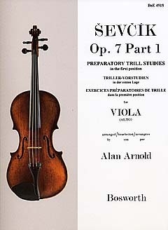 Preparatory Trill Studies in the first position op.7,1 for viola (en/dt/fr)