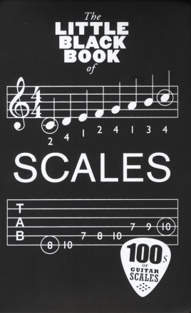 The little black Book of: Guitar Scales for guitar/tab