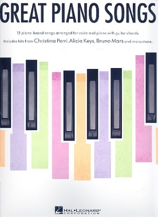 Great Piano Songs songbook piano/vocal/guitar
