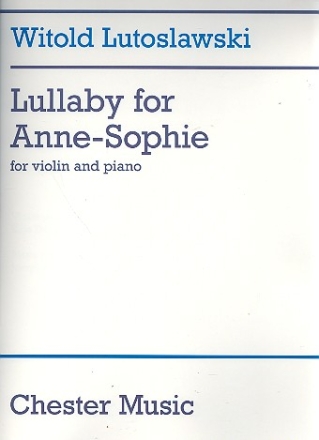 Lullaby for Anne-Sophie for violin and piano