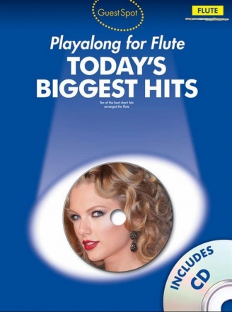 Today's biggest Hits (+CD): for flute