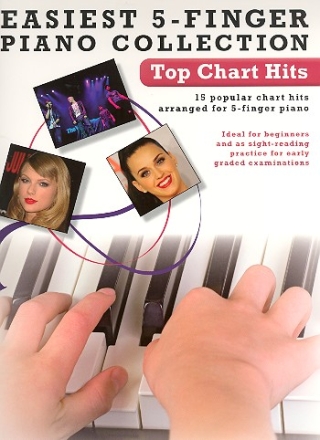 Top Chart Hits: for 5-finger piano (with lyrics)